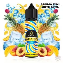 AROMA PINEAPPLE PEACH MANGO ICE BAR JUICE BY BOMBO 12ML LONGFILL