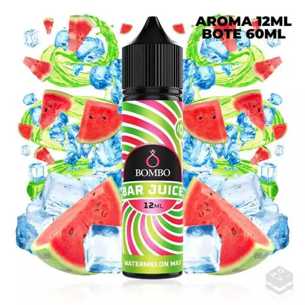 AROMA WATERMELON MAX ICE BAR JUICE BY BOMBO 12 ML LONGFILL