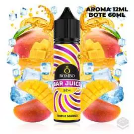 FLAVOUR TRIPLE MANGO ICE BAR JUICE BY BOMBO 12ML LONGFILL