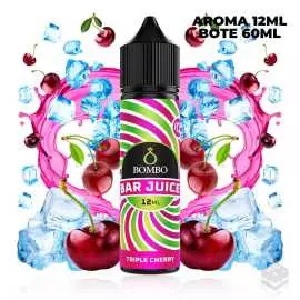 AROMA TRIPLE CHERRY ICE BAR JUICE BY BOMBO 12ML LONGFILL