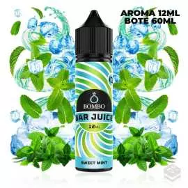 AROMA SWEET MINT ICE BAR JUICE BY BOMBO 12ML LONGFILL