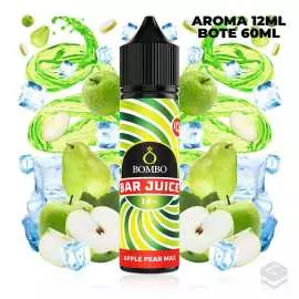 AROMA APPLE PEAR MAX ICE BAR JUICE BY BOMBO 12ML LONGFILL