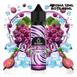 AROMA SUPER GRAPE ICE BAR JUICE BY BOMBO 12ML LONGFILL