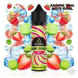 FLAVOUR STRAWBERRY LIME ICE BAR JUICE BY BOMBO 12ML LONGFILL