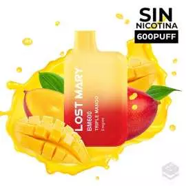 DISPOSABLE VAPE LOST MARY BM600 TRIPLE MANGO 0MG 2ML