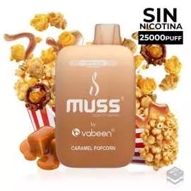 VAPER DESECHABLE MUSS CYBER FLEX CARAMEL POPCORN 0MG 18ML