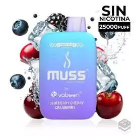 DISPOSABLE POD MUSS CYBER FLEX BLUEBERRY CHERRY CRANBERRY 0MG 18ML