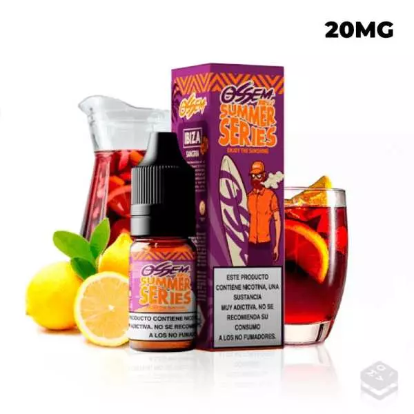 SALES DE NICOTINA IBIZA SANGRIA OSSEM 10ML 20MG