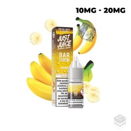 NIC SALTS BANANA ICE JUST JUICE BAR 10ML