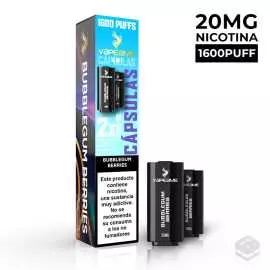 BUBBLEGUM BERRIES VAPEAME 4 IN 1 PRE-FILLED CARTRIDGES 2x2ML