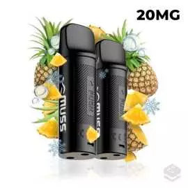 CARTUCHOS PRECARGADOS PINEAPPLE ICE MUSS MARMOL PRO 2x2ML