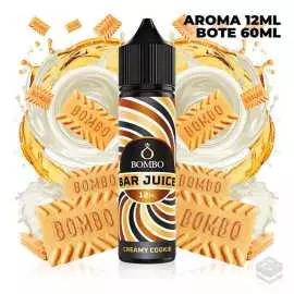 FLAVOUR CREAMY COOKIE BAR JUICE BY BOMBO 12ML LONGFILL