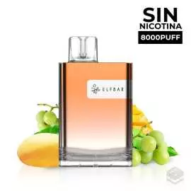 DISPOSABLE VAPE ELFBAR CR 8000 MANGO GREEN GRAPE 0MG 10ML