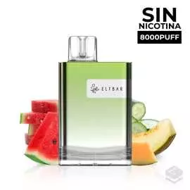 DISPOSABLE VAPE ELFBAR CR 8000 TRIPLE MELON 0MG 10ML