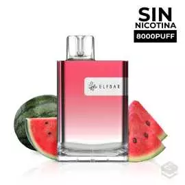 DISPOSABLE VAPE ELFBAR CR 8000 WATERMELON ICE 0MG 10ML