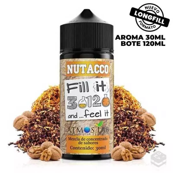 AROMA NUTACCO 30ML (LONGFILL) - ATMOS LAB