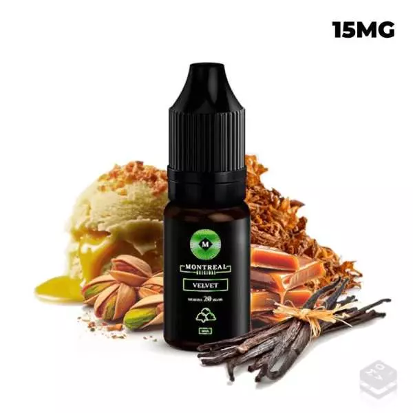 SALES DE NICOTINA VELVET MONTREAL ORIGINAL 10ML 15MG