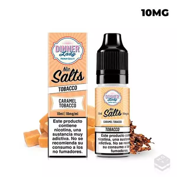SALES DE NICOTINA DINNER LADY CARAMEL TOBACCO 10ML