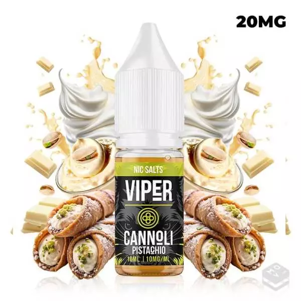CANNOLI PISTACHIO 10ML VIPER NIC SALTS