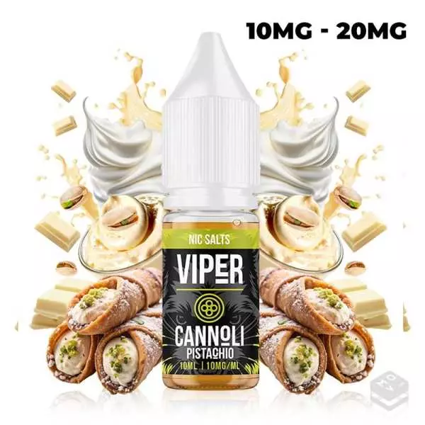 CANNOLI PISTACHIO 10ML VIPER NIC SALTS