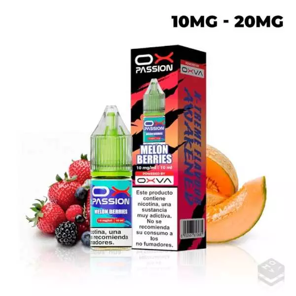 SALES DE NICOTINA MELON BERRIES OXVA OX PASSION 10ML