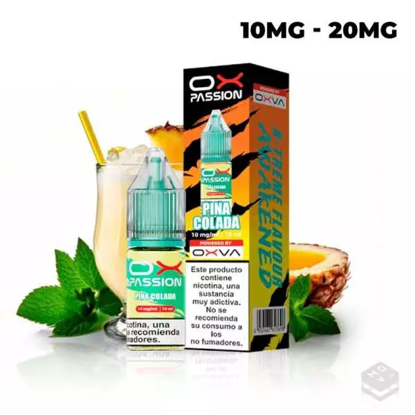 SALES DE NICOTINA PIÑA COLADA OXVA OX PASSION 10ML