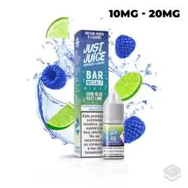 NIC SALTS SOUR BLUE RAZZ LIME JUST JUICE BAR 10ML
