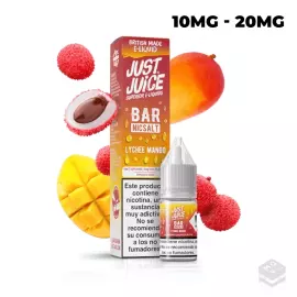 NIC SALTS LYCHEE MANGO JUST JUICE BAR 10ML