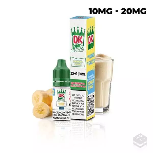 SALES DE NICOTINA BANANA SHAKE DONUT KING 10ML