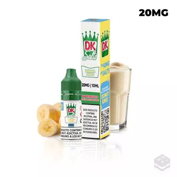 SALES DE NICOTINA BANANA SHAKE DONUT KING 10ML