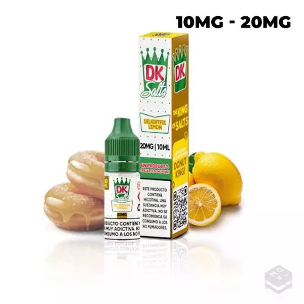 SALES DE NICOTINA DELIGHTFUL LEMON DONUT KING 10ML