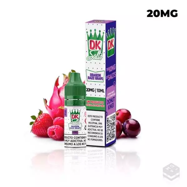 SALES DE NICOTINA DRAGON RAZZ GRAPE DONUT KING 10ML