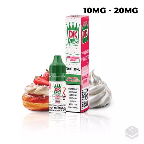 SALES DE NICOTINA STRAWBERRY CREAM DONUT KING 10ML