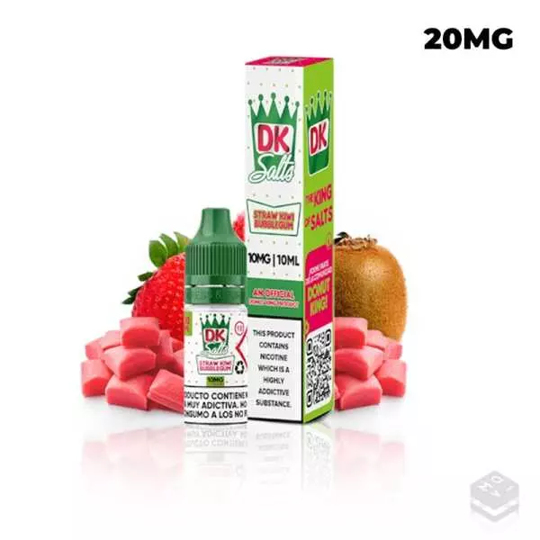 SALES DE NICOTINA STRAWBERRY KIWI BUBBLEGUM DONUT KING 10ML