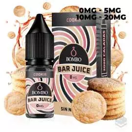 SALES DE NICOTINA COOKIE BAR JUICE BY BOMBO 10ML