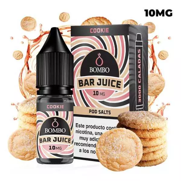 SALES DE NICOTINA COOKIE BAR JUICE BY BOMBO 10ML
