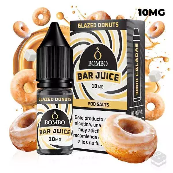 SALES DE NICOTINA GLAZED DONUT BAR JUICE BY BOMBO 10ML