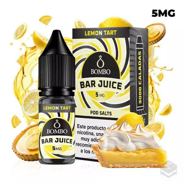 SALES DE NICOTINA LEMON TART BAR JUICE BY BOMBO 10ML