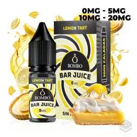 SALES DE NICOTINA LEMON TART BAR JUICE BY BOMBO 10ML