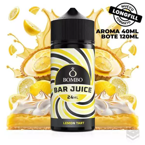AROMA LEMON TART BAR JUICE BY BOMBO 24ML LONGFILL