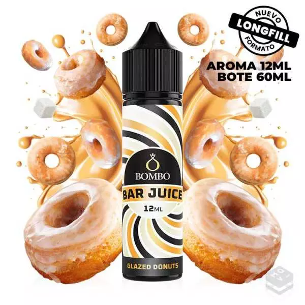 AROMA GLAZED DONUT BAR JUICE BY BOMBO 12ML LONGFILL