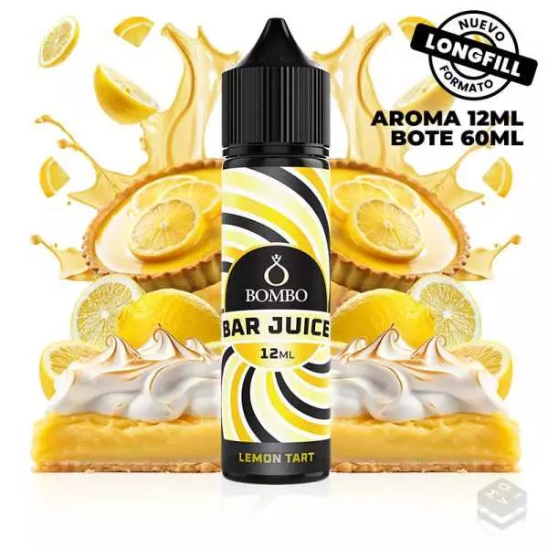 AROMA LEMON TART BAR JUICE BY BOMBO 12ML LONGFILL