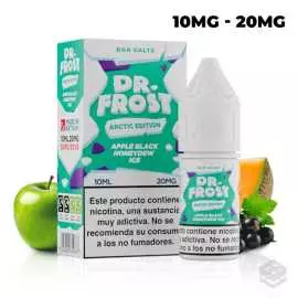 APPLE BLACK HONEYDEW ICE DR FROST 10ML NICOTINE SALTS