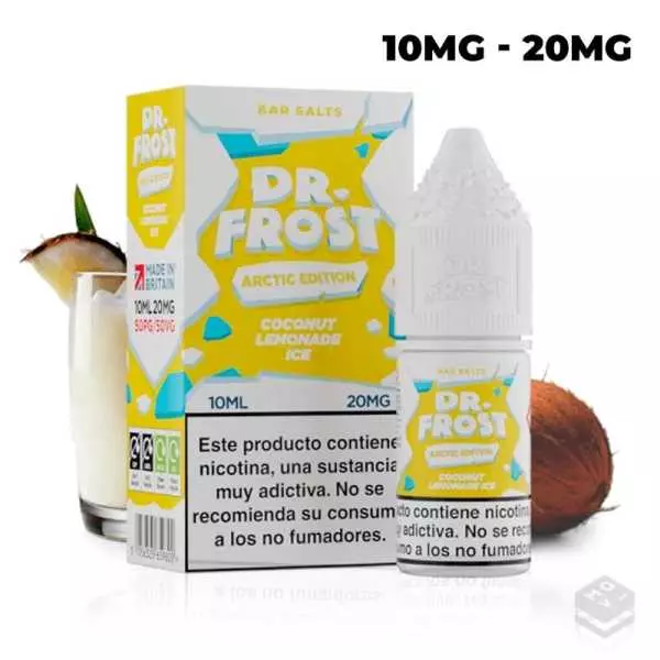 SALES DE NICOTINA COCONUT LEMONADE ICE DR FROST 10ML