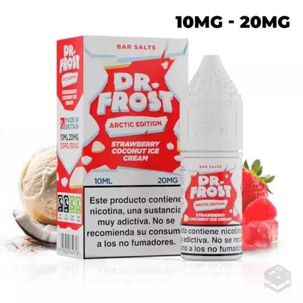 SALES DE NICOTINA STRAWBERRY COCONUT ICE DR FROST 10ML