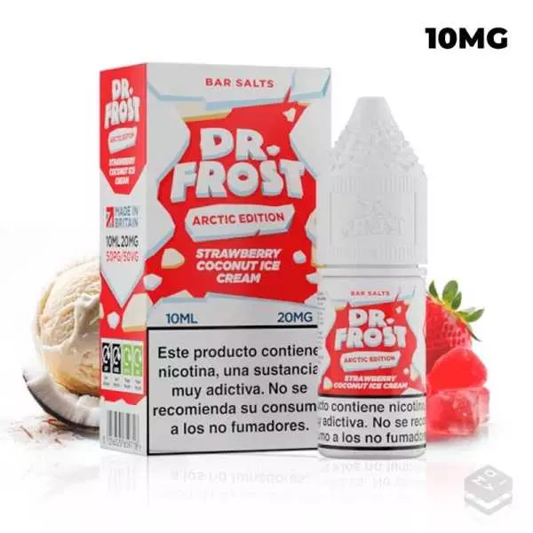 SALES DE NICOTINA STRAWBERRY COCONUT ICE DR FROST 10ML
