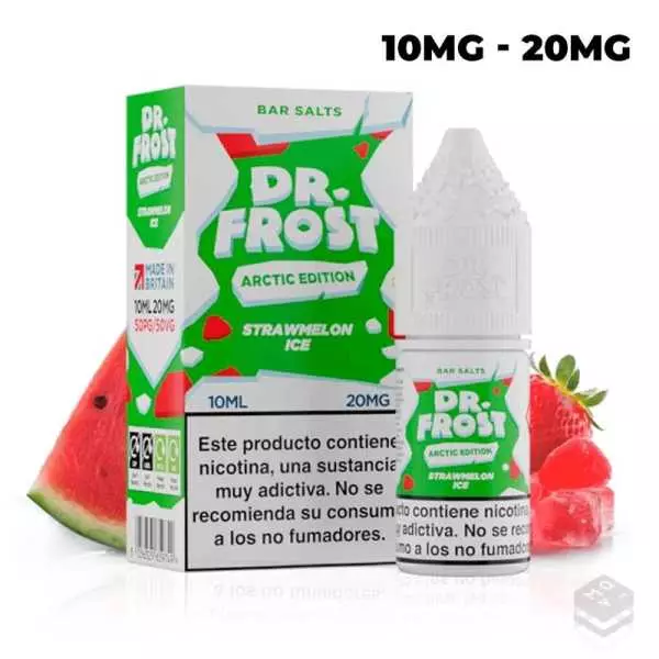 SALES DE NICOTINA STRAWMELON ICE DR FROST 10ML
