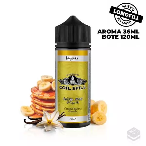 AROMA LAYOVER COIL SPILL 36ML LONGFILL