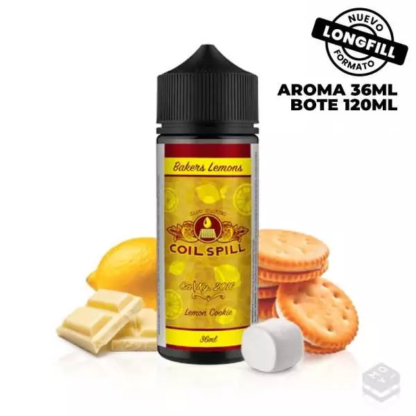AROMA BAKERS LEMONS COIL SPILL 36ML LONGFILL