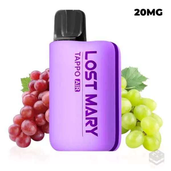 VAPER DESECHABLE LOST MARY TAPPO AIR GRAPE 2ML